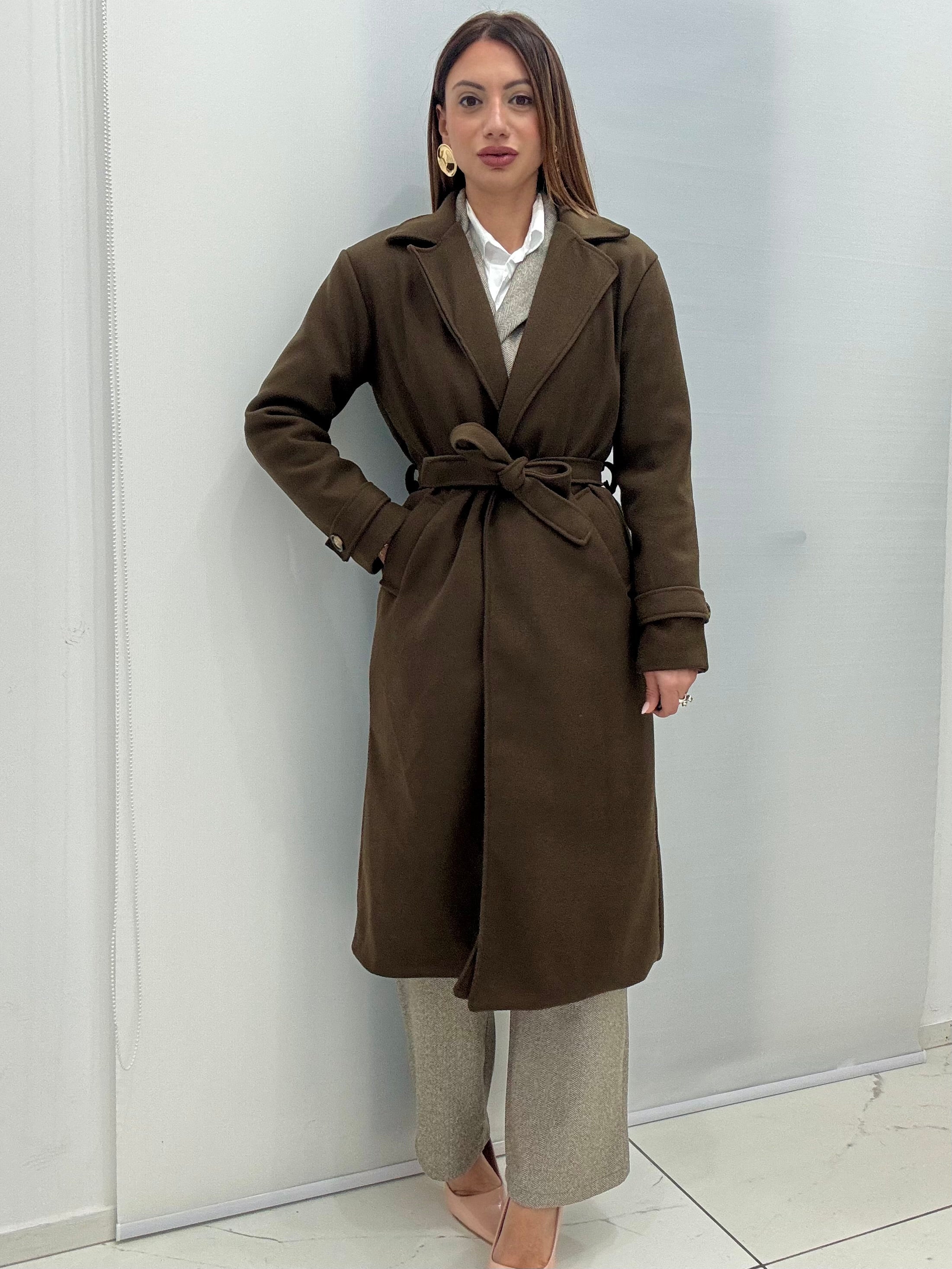 Cappotto Clarissa Marrone